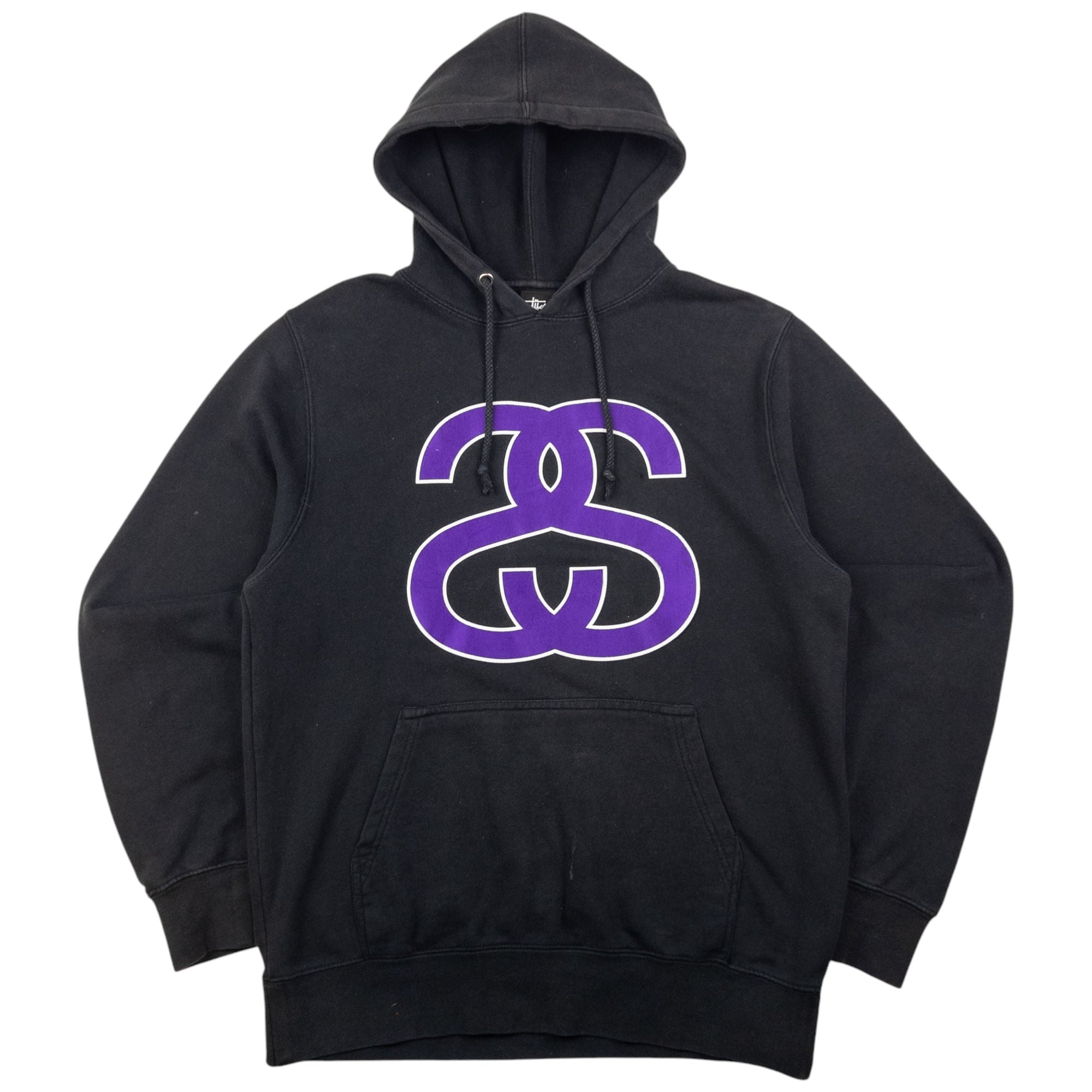Vintage Stussy Logo Hoodie Size M