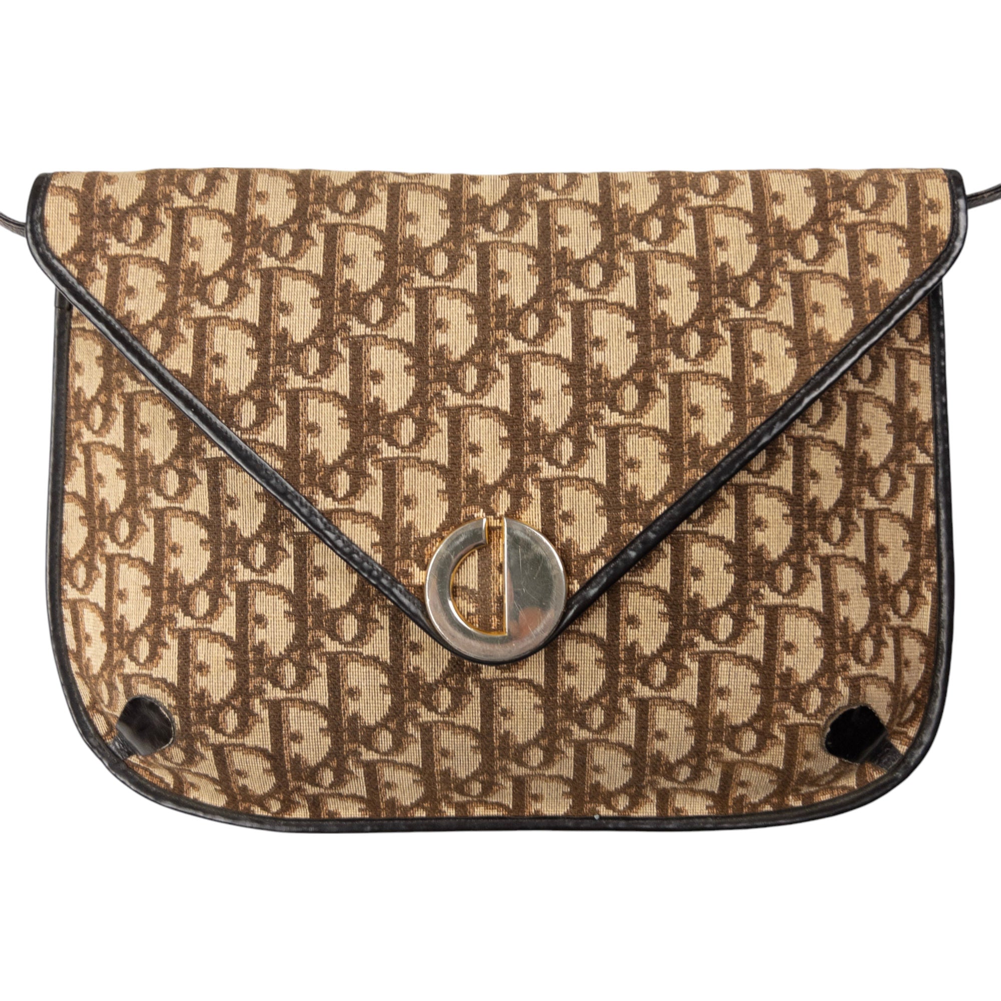 Vintage Dior Monogram Shoulder Bag