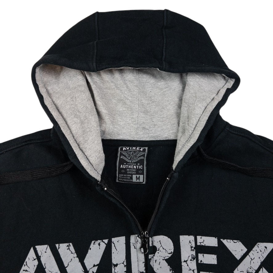 Vintage AVIREX Zip Up Hoodie Size M