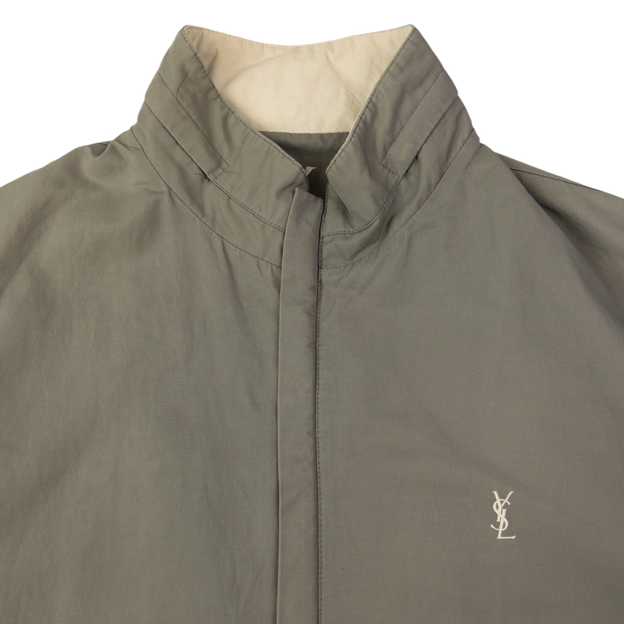 Vintage YSL Yves Saint Laurent Zip Up Jacket Size M