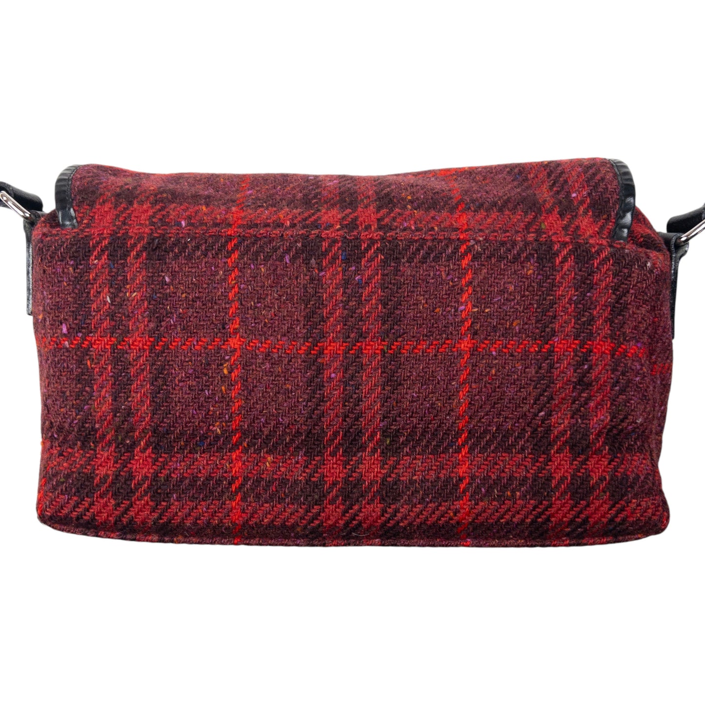 Vintage Burberry Nova Check Wool Crossbody Bag
