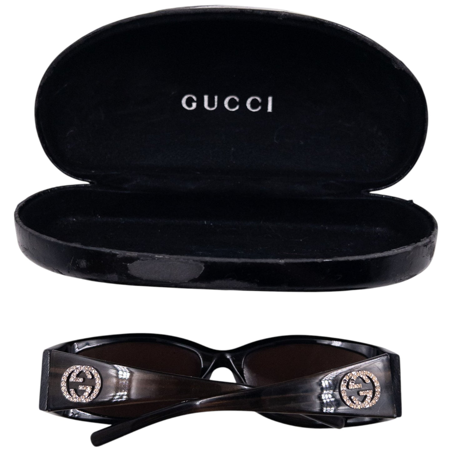 Vintage 90s Gucci By Tom Ford Diamanté Sunglasses