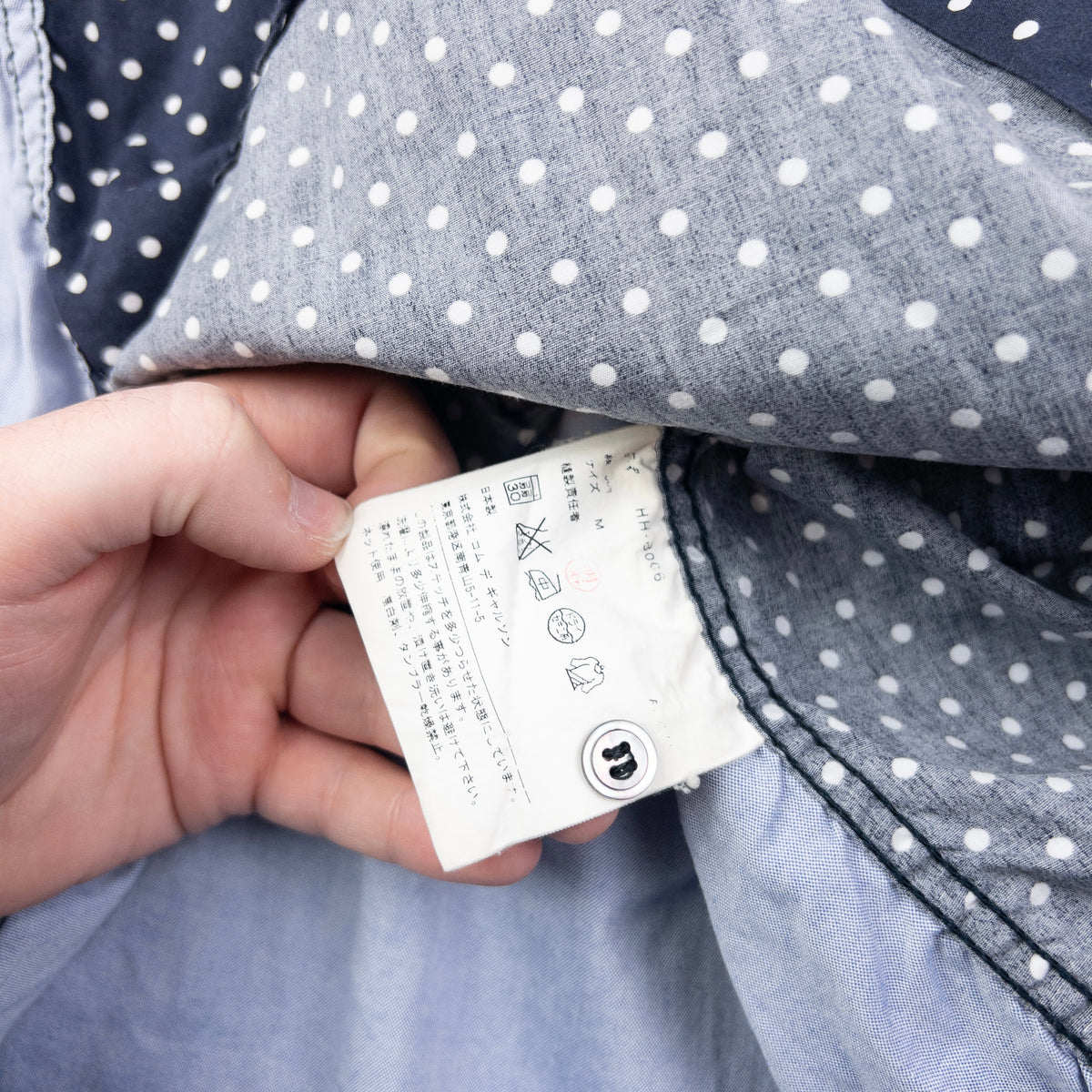 Vintage Comme Des Garçons HOMME Long Sleeve Button Up Shirt Size M