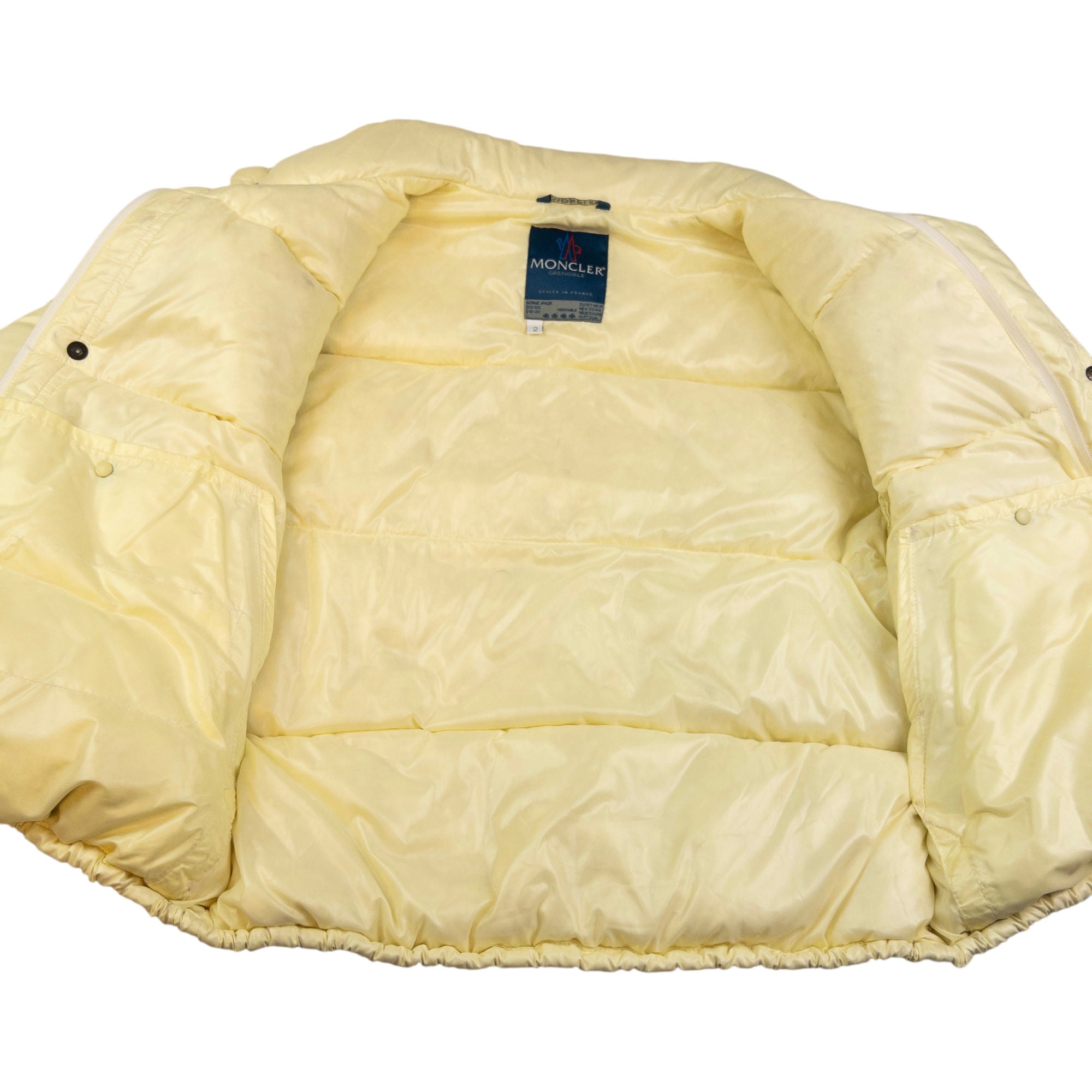 Vintage Moncler Zip Up Puffer Jacket Womens Size L