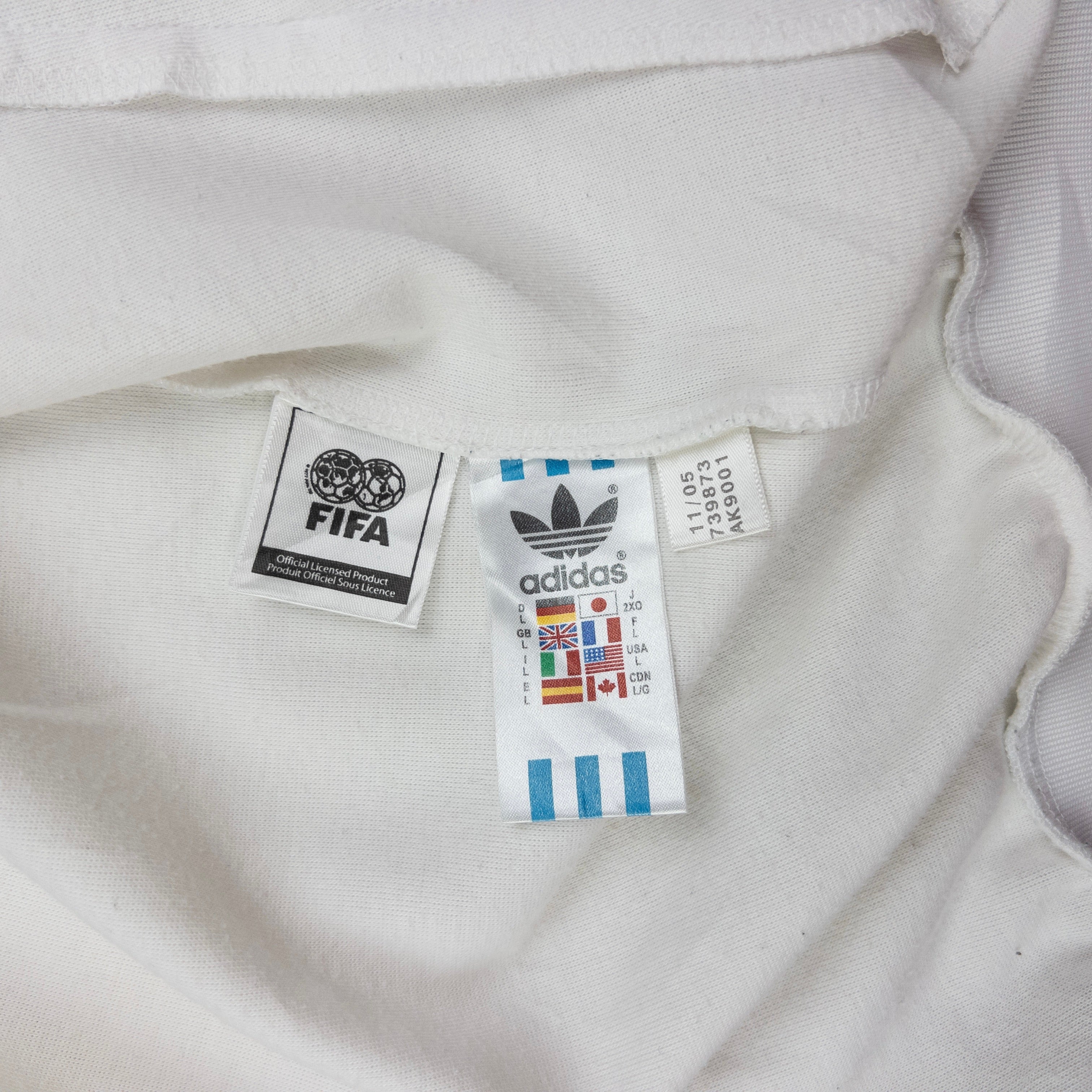 Vintage Adidas Germany Fifa World Cup Zip Up Jacket Size L