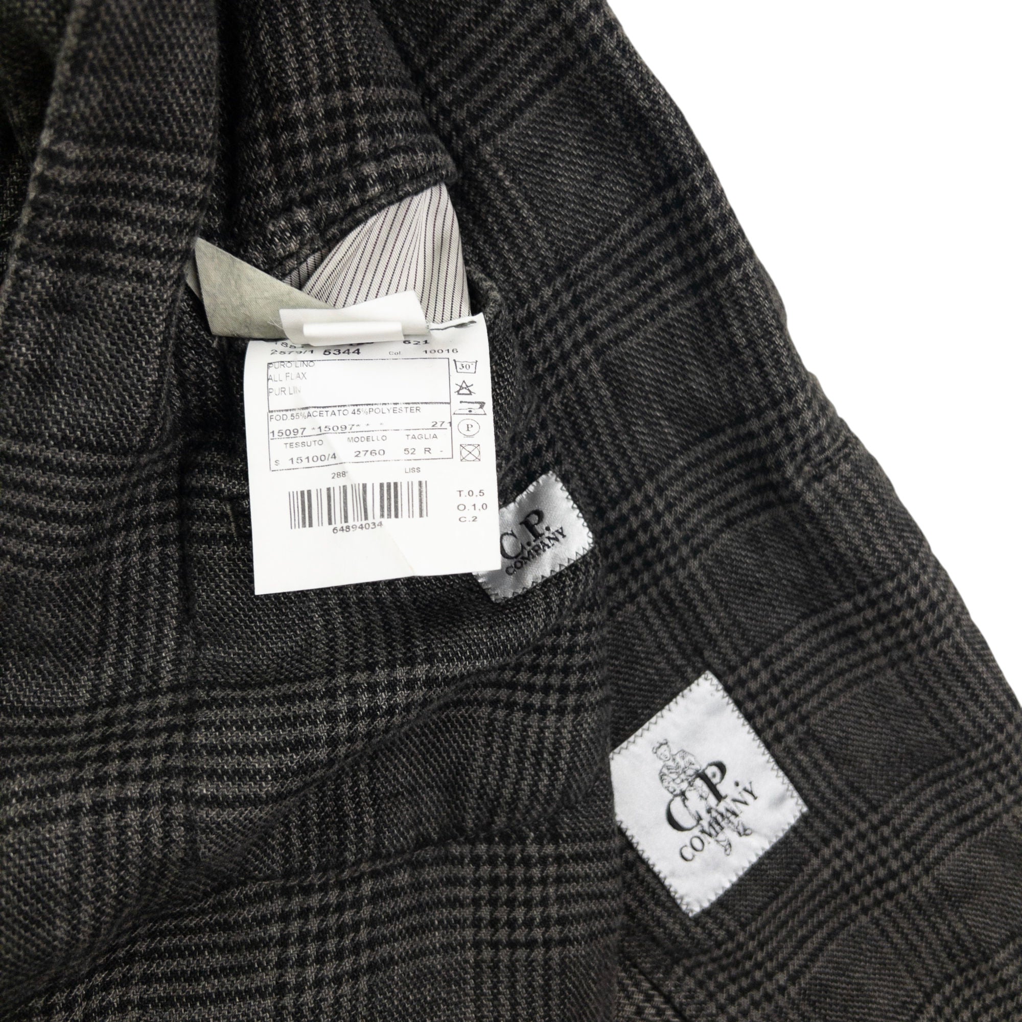 Vintage CP Company Houndstooth Check Jacket Size M