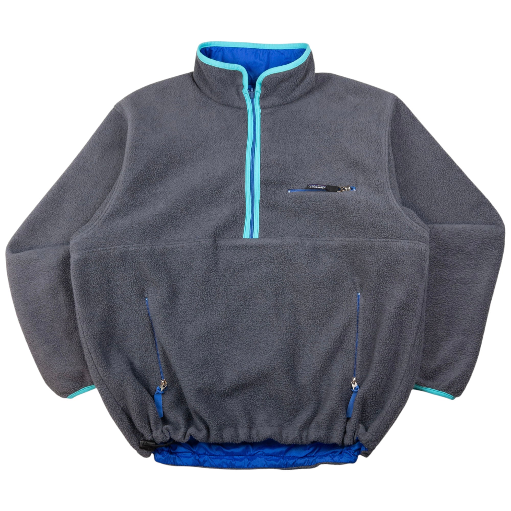 Vintage Patagonia Glissade Reversible Snap T Button Fleece Jacket Size XL