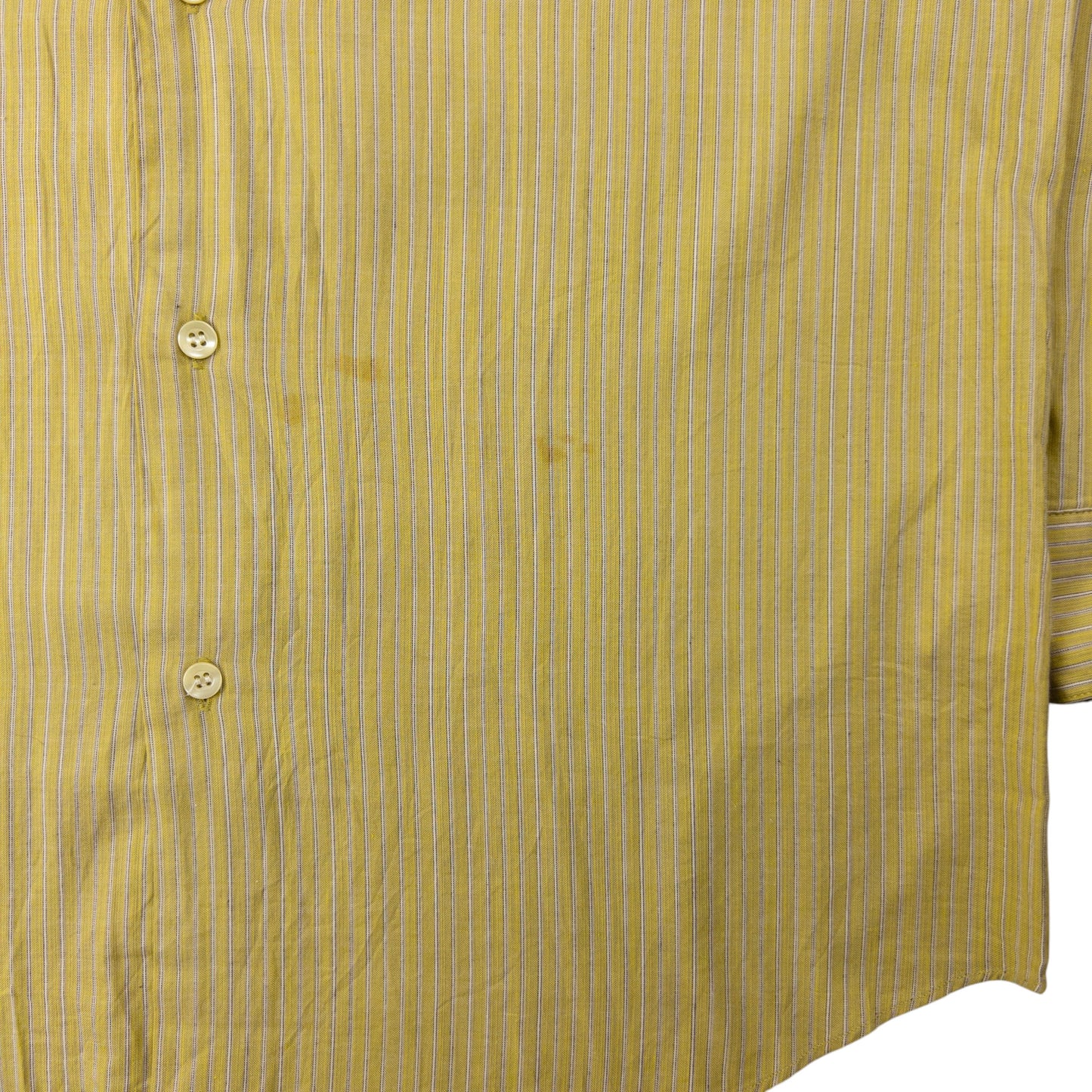 Vintage Issey Miyake Striped Long Sleeve Button Up Shirt Size M