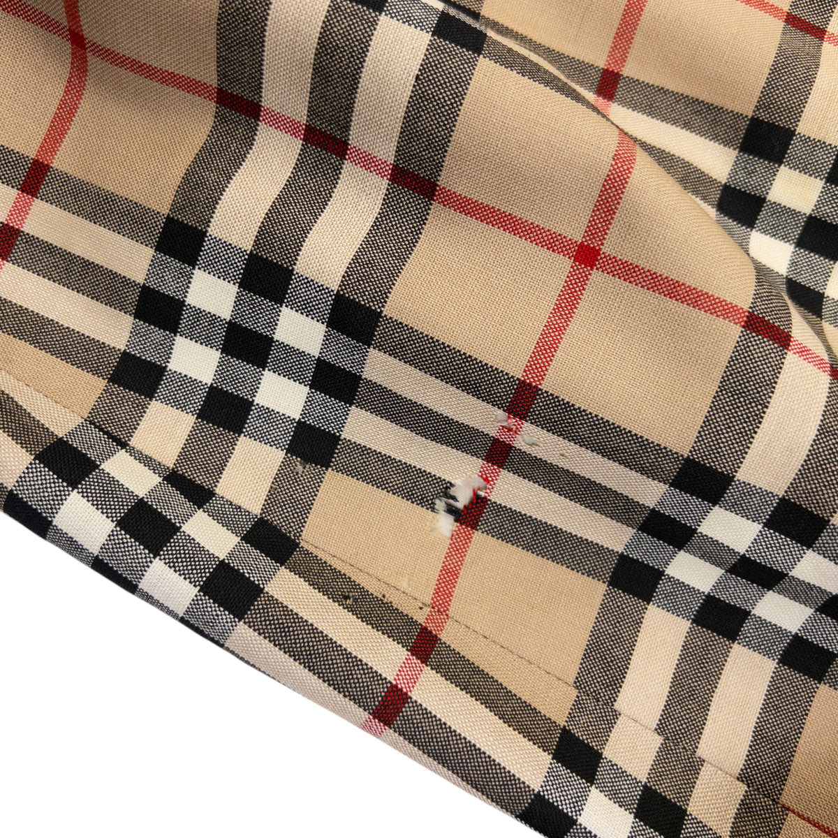 Vintage 80s Burberry Nova Check Pleated Trousers Size W26