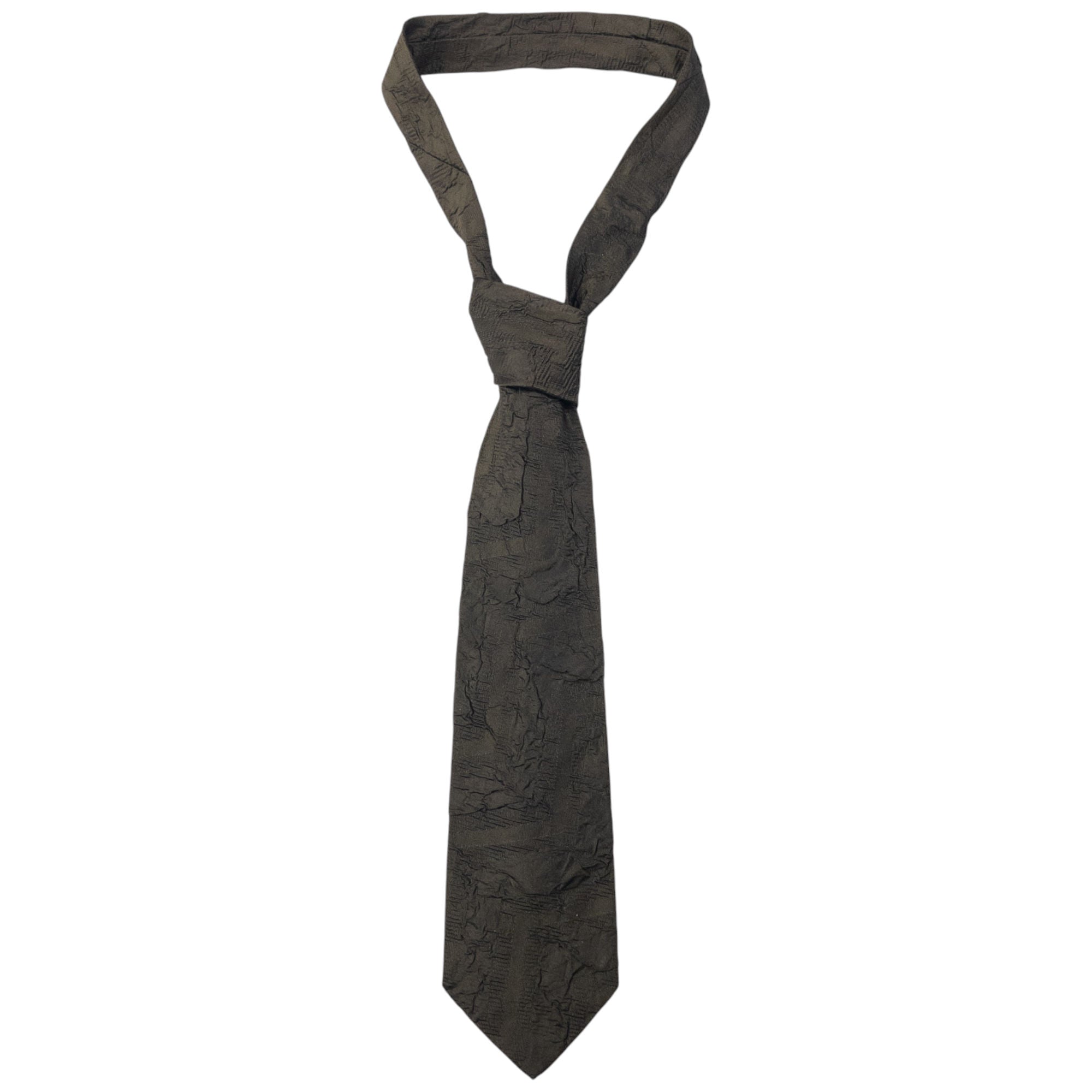 Vintage Issey Miyake Crinkle Silk Tie