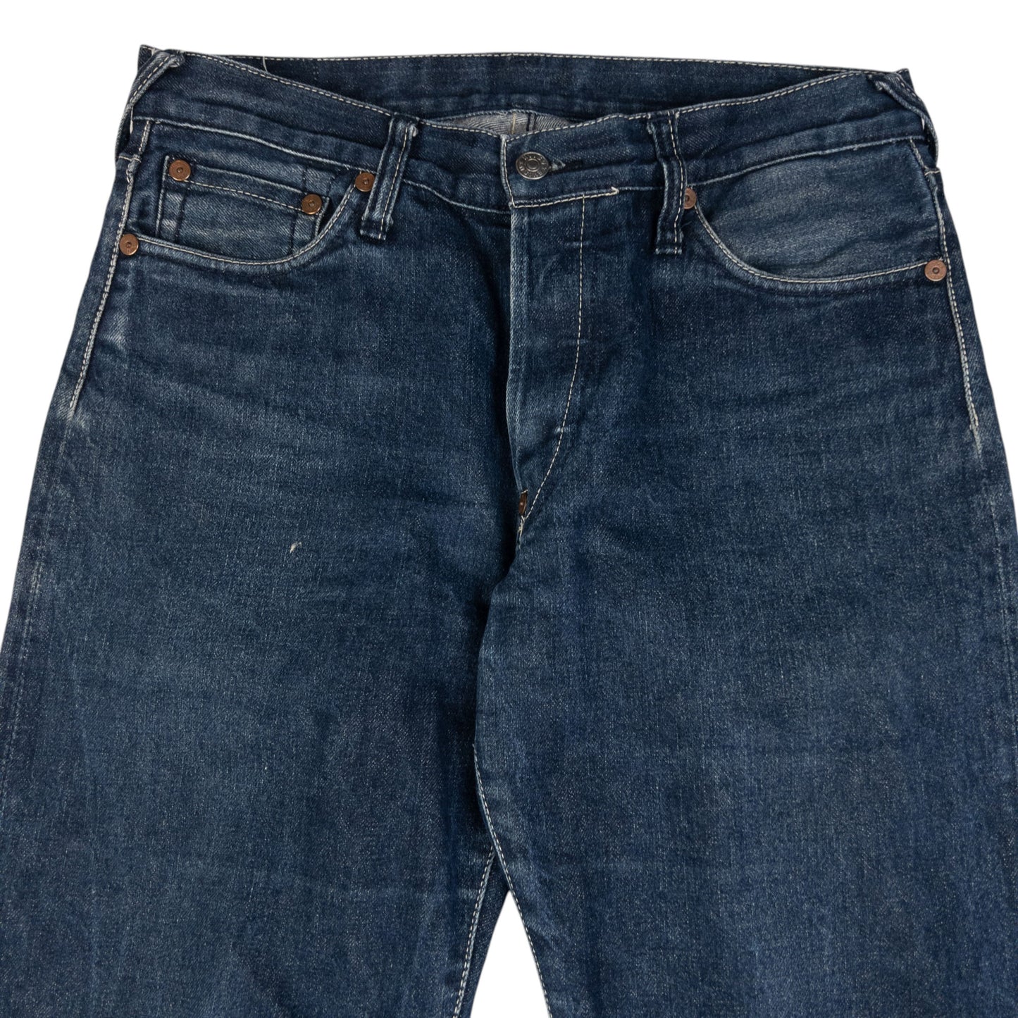 Vintage Evisu Double Gull Bondage Buckle Back Japanese Denim Jeans Size W32