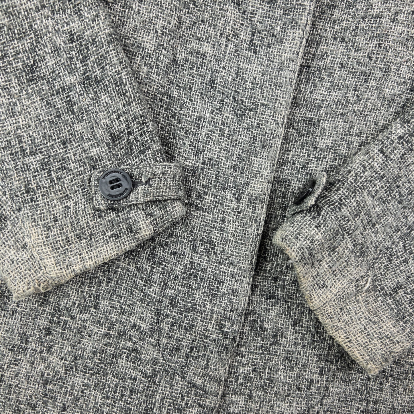 Vintage Burberry Wool Jacket Womens Size M