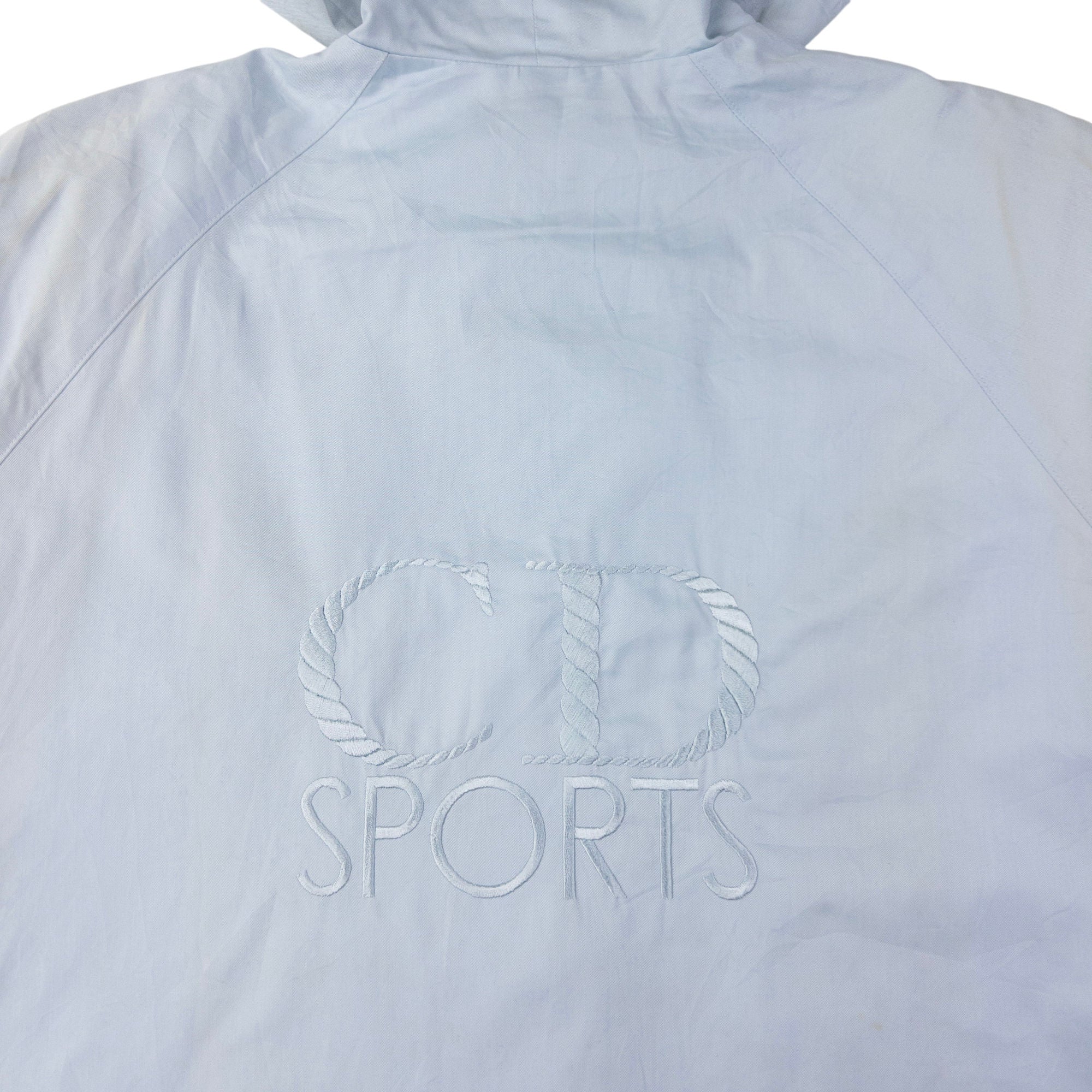 Vintage Dior Sports Embroidered Button Up Jacket Womens Size M