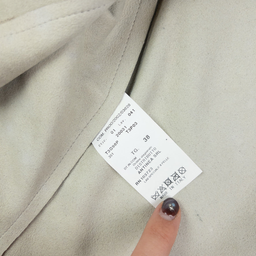 Vintage Emporio Armani Leather Jacket Womens Size M