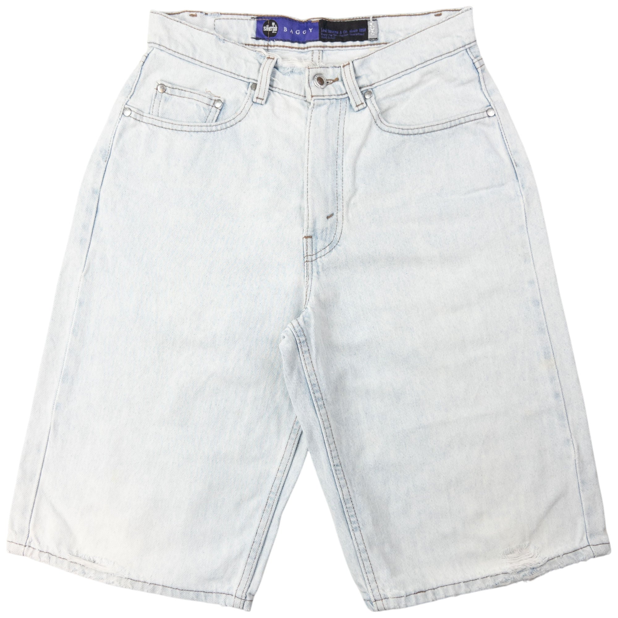 Vintage Levi's Silver Tab Baggy Denim Shorts Size W28