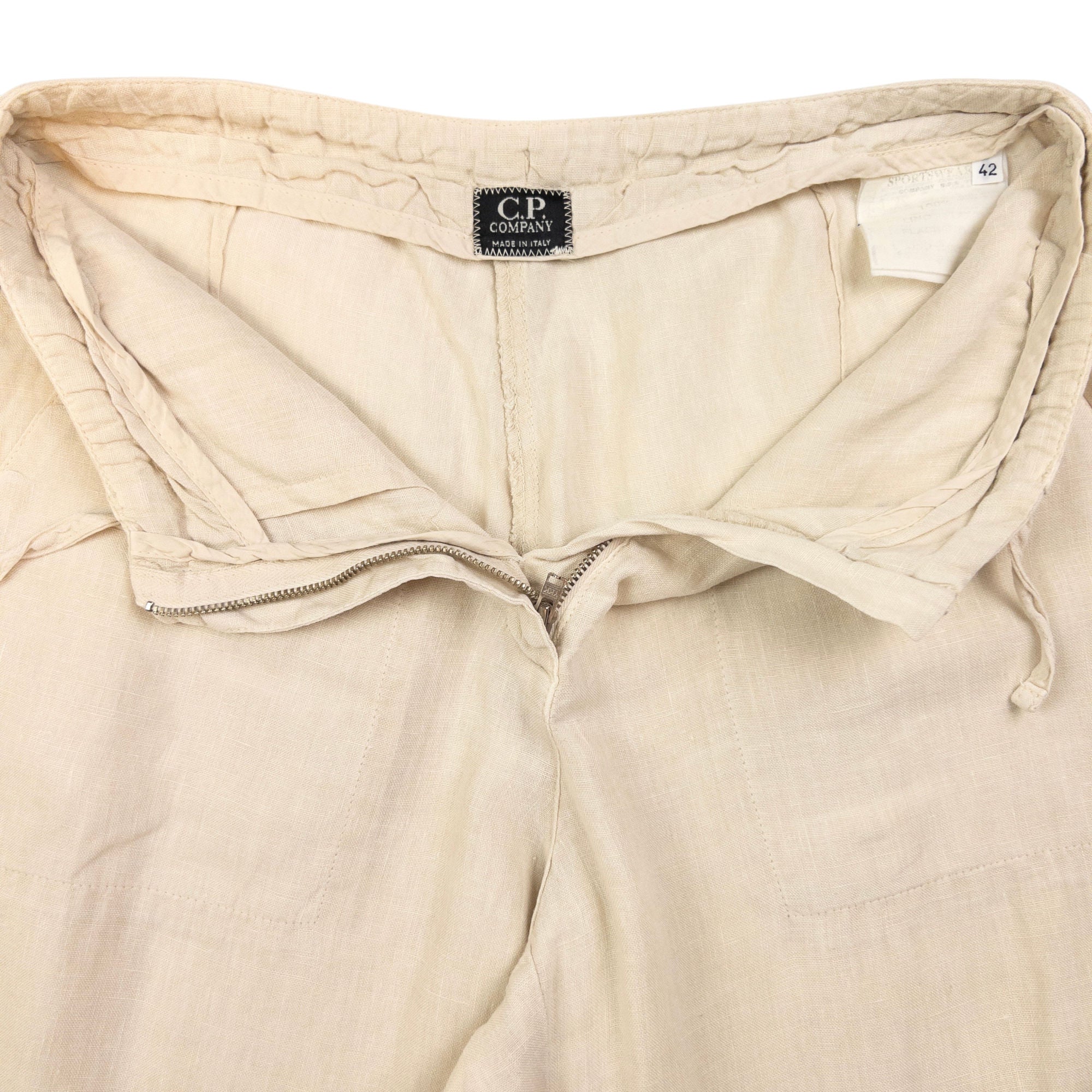 Vintage CP Company Lightweight Linen Trousers Size W26