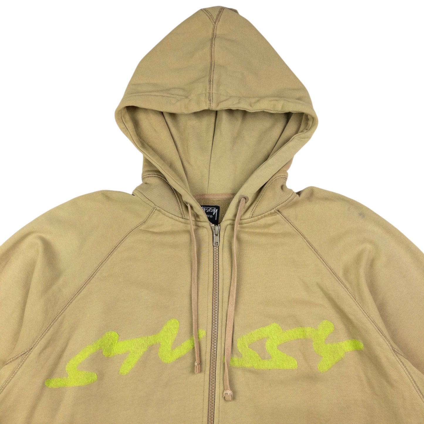 Vintage Stussy Zip Up Hoodie Size XL