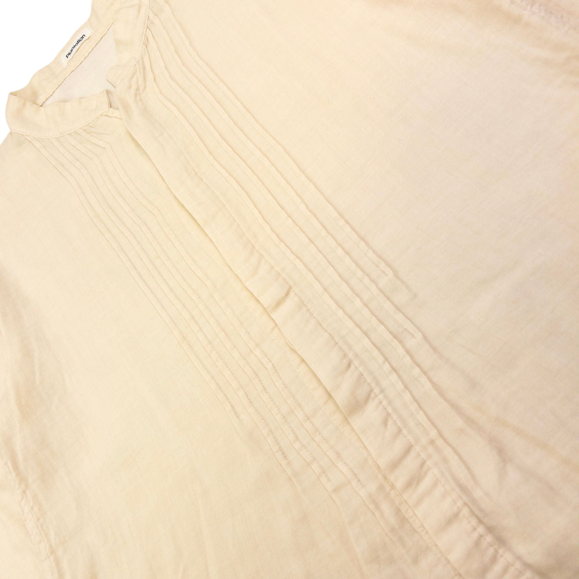 Vintage Plantation By Issey Miyake Long Sleeve Button Up Linen Shirt Size S