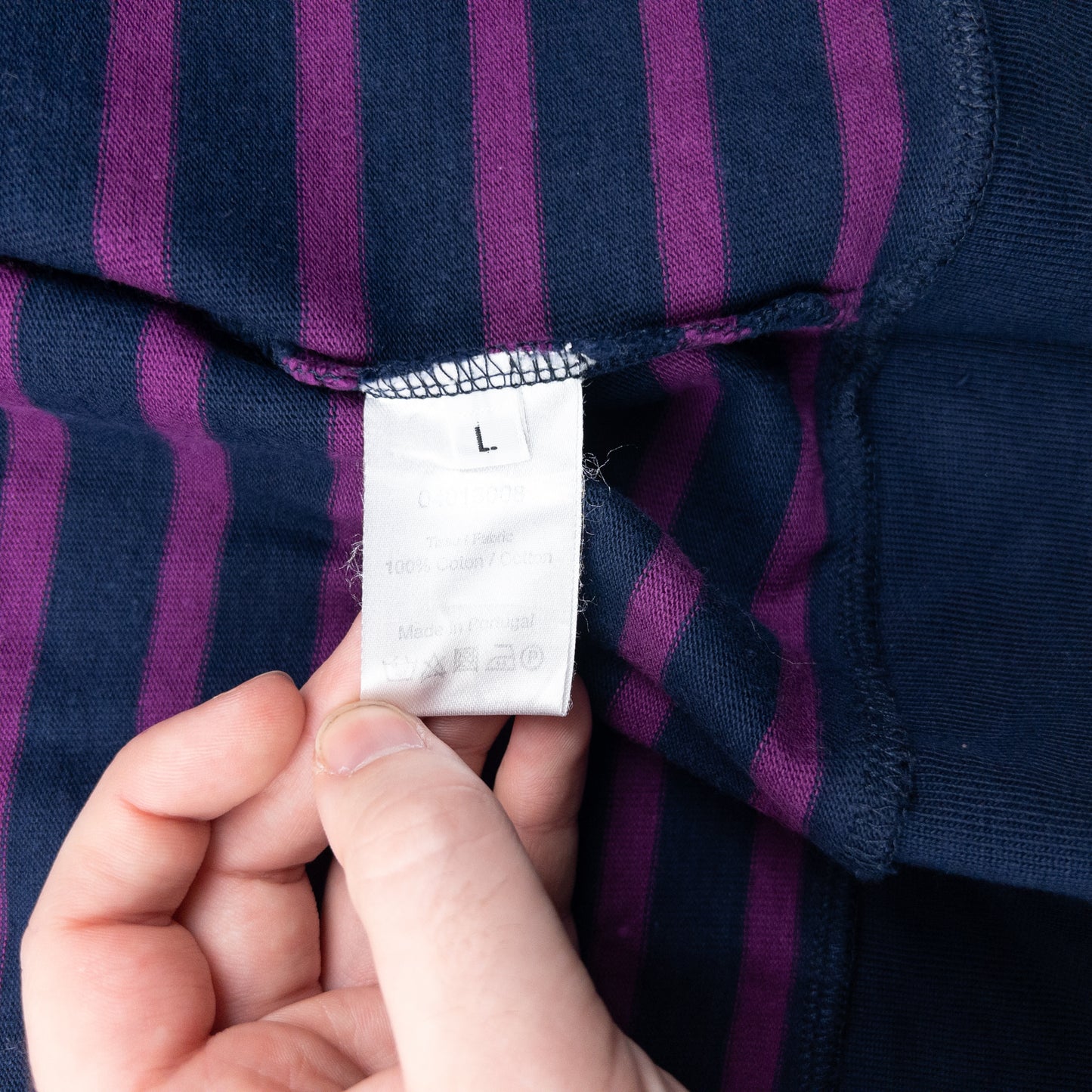 Vintage Jean Paul Gaultier Matelot Striped Zip Up Sweatshirt Womens Size S