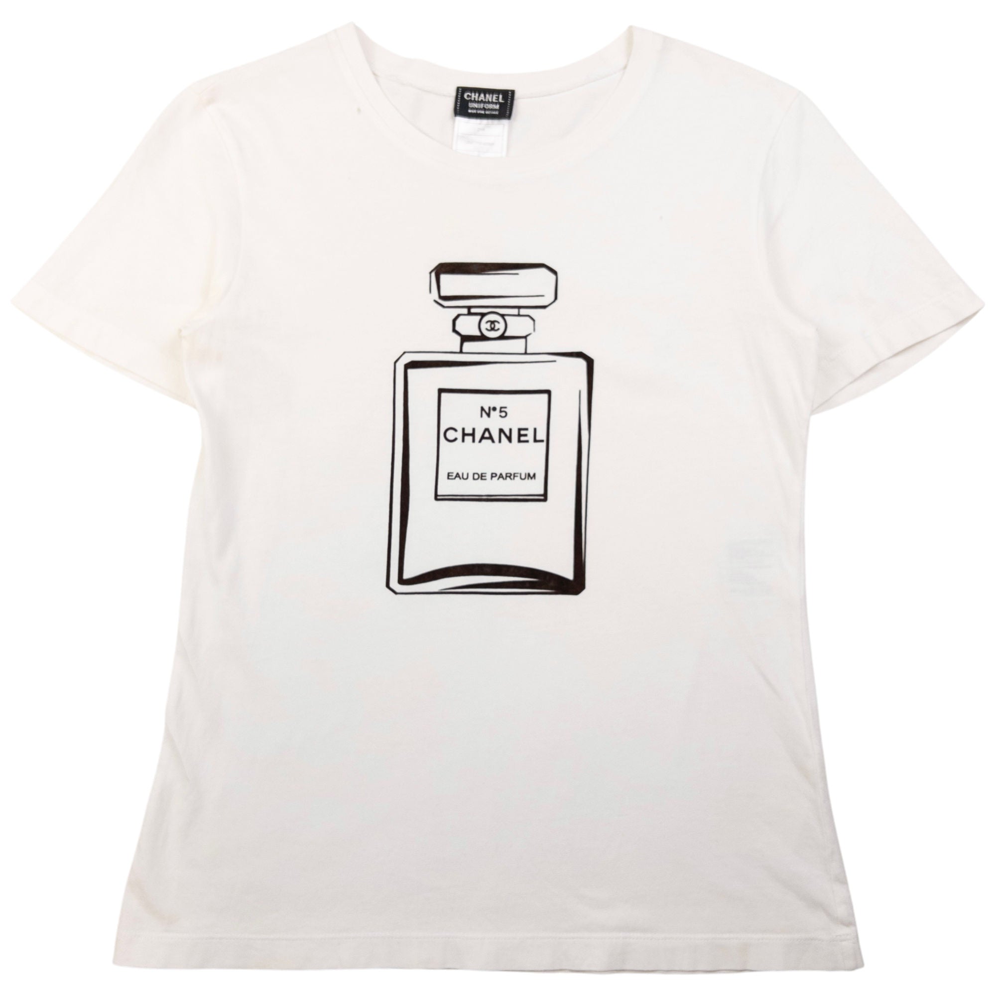 Vintage Chanel Uniform No 5 Bottle T Shirt Womens Size XS | Second