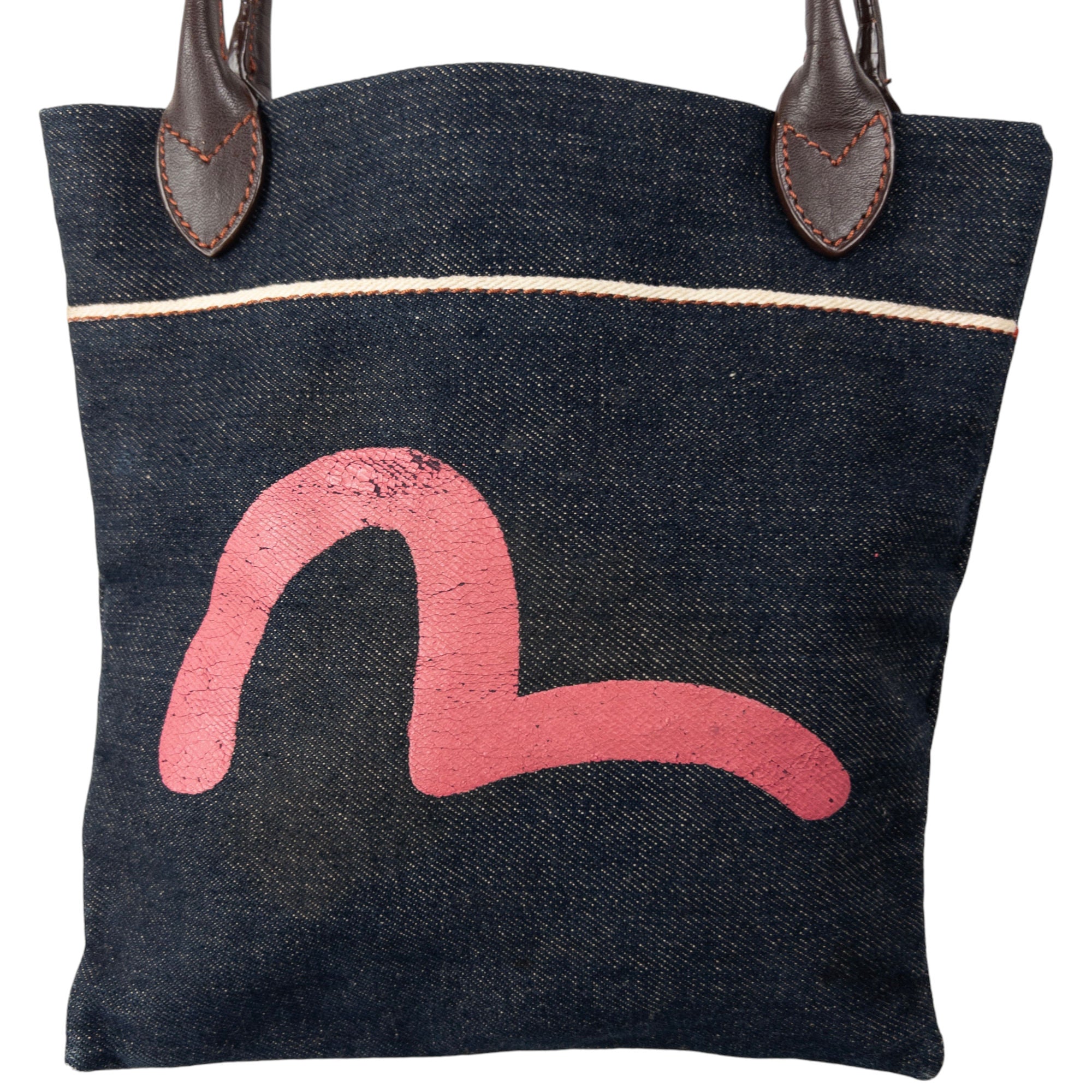 Vintage Evisu Gull Japanese Denim Handbag