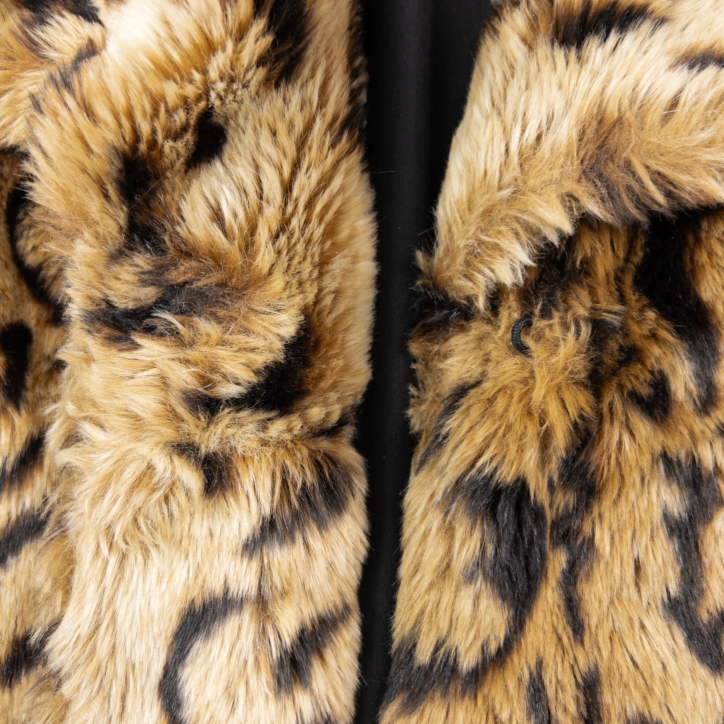 Vintage Miu Miu Faux Fur Leopard Print Jacket Womens Size S