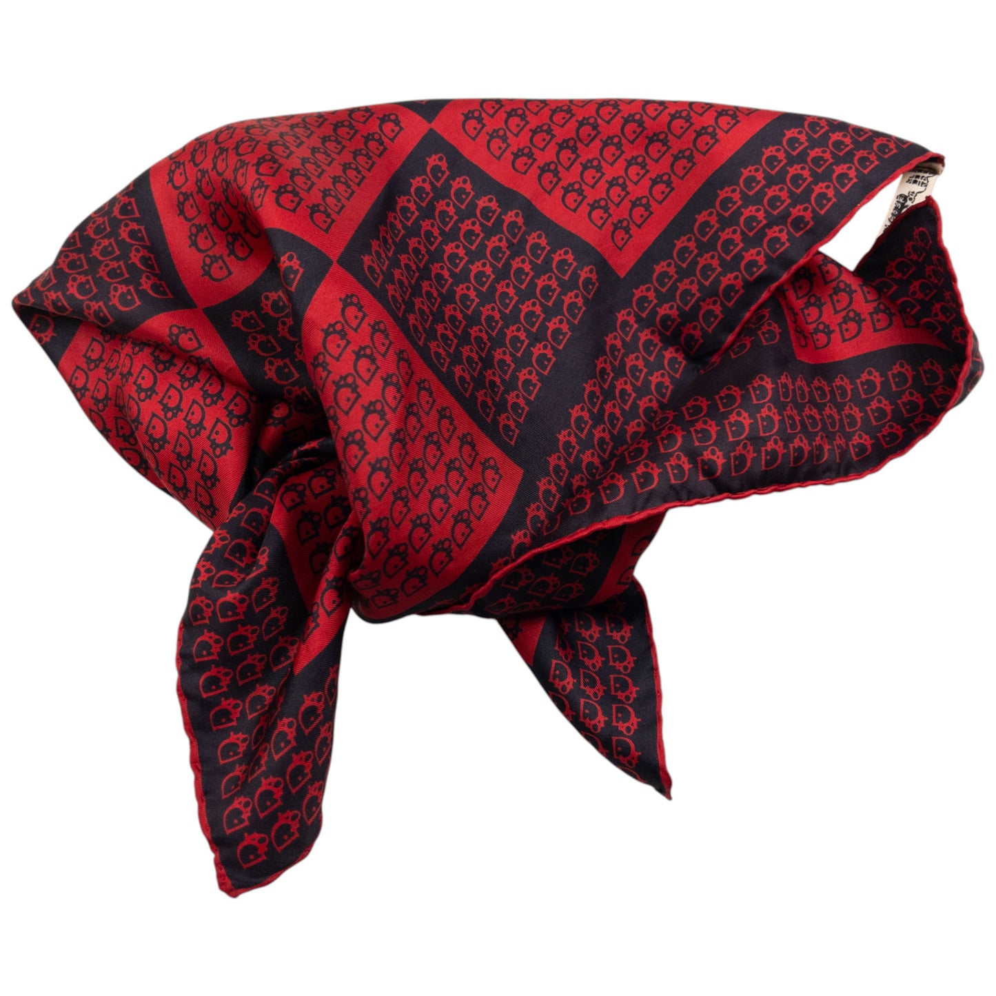 Vintage Dior Monogram Silk Scarf