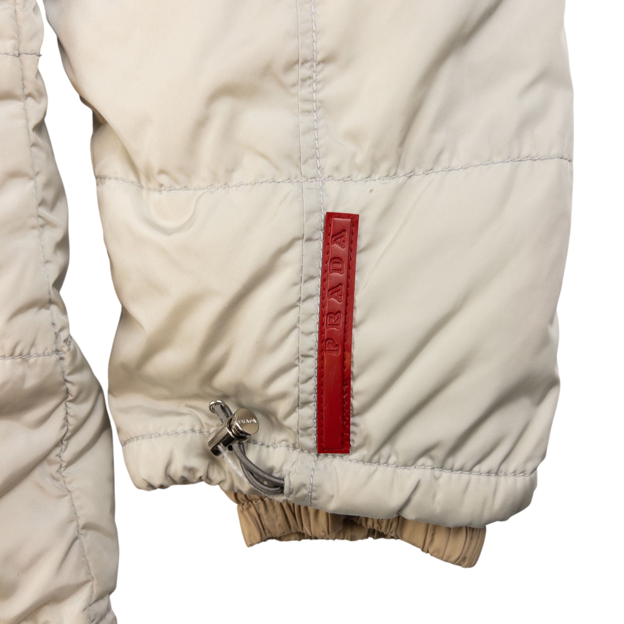 Vintage Prada Sport Zip Up Puffer Jacket Women's Size L