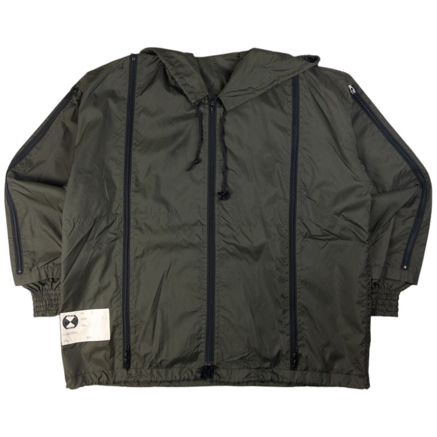 Vintage Final Home Multi Zip Hooded Jacket Size XL