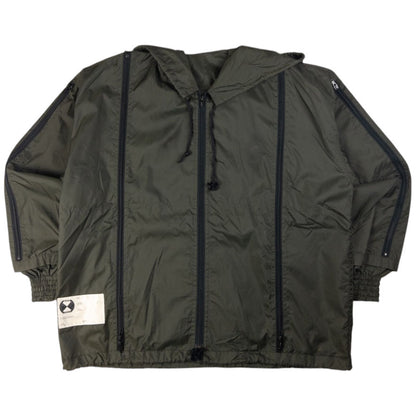 Vintage Final Home Multi Zip Hooded Jacket Size XL