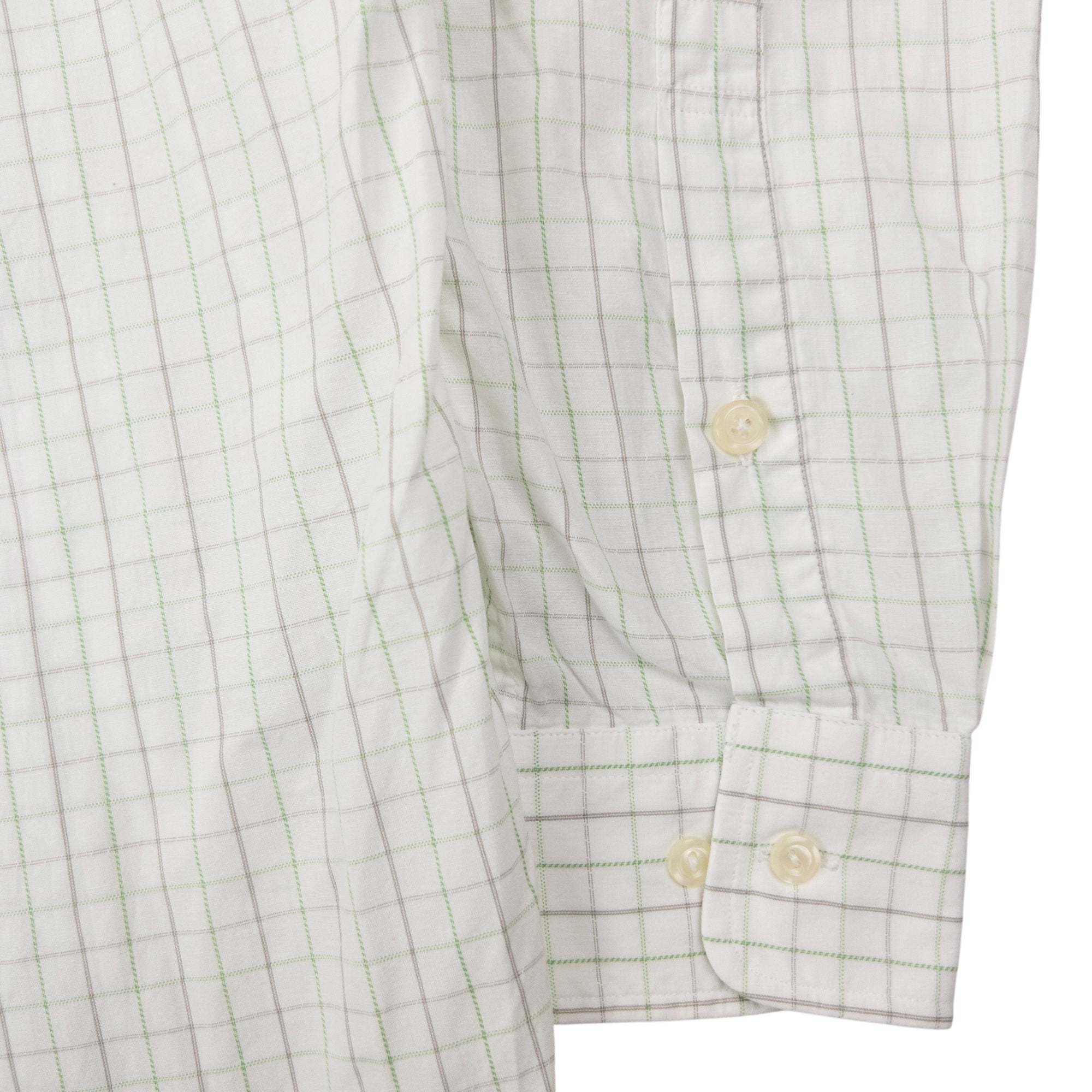 Vintage Issey Miyake Checkered Long Sleeve Button Up Shirt Size M
