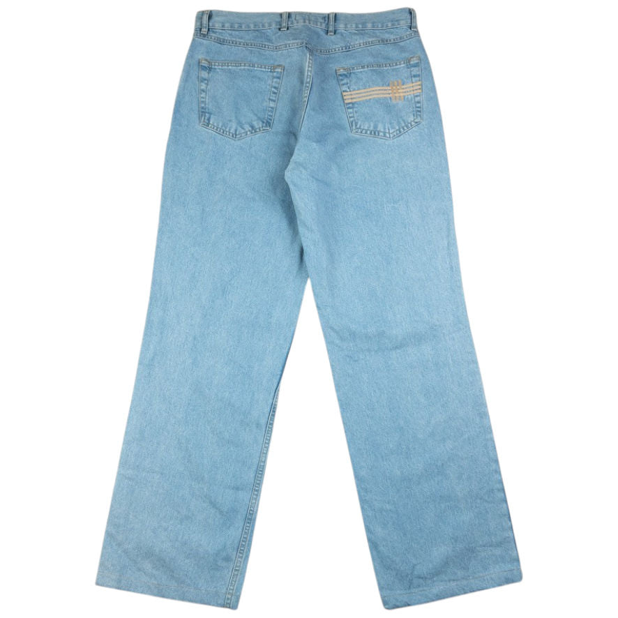 Vintage Burberry Embroidered Denim Jeans Size W33