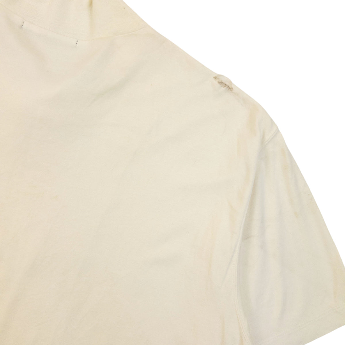 Vintage 2000s Issey Miyake White Label Q Zip T Shirt Size S
