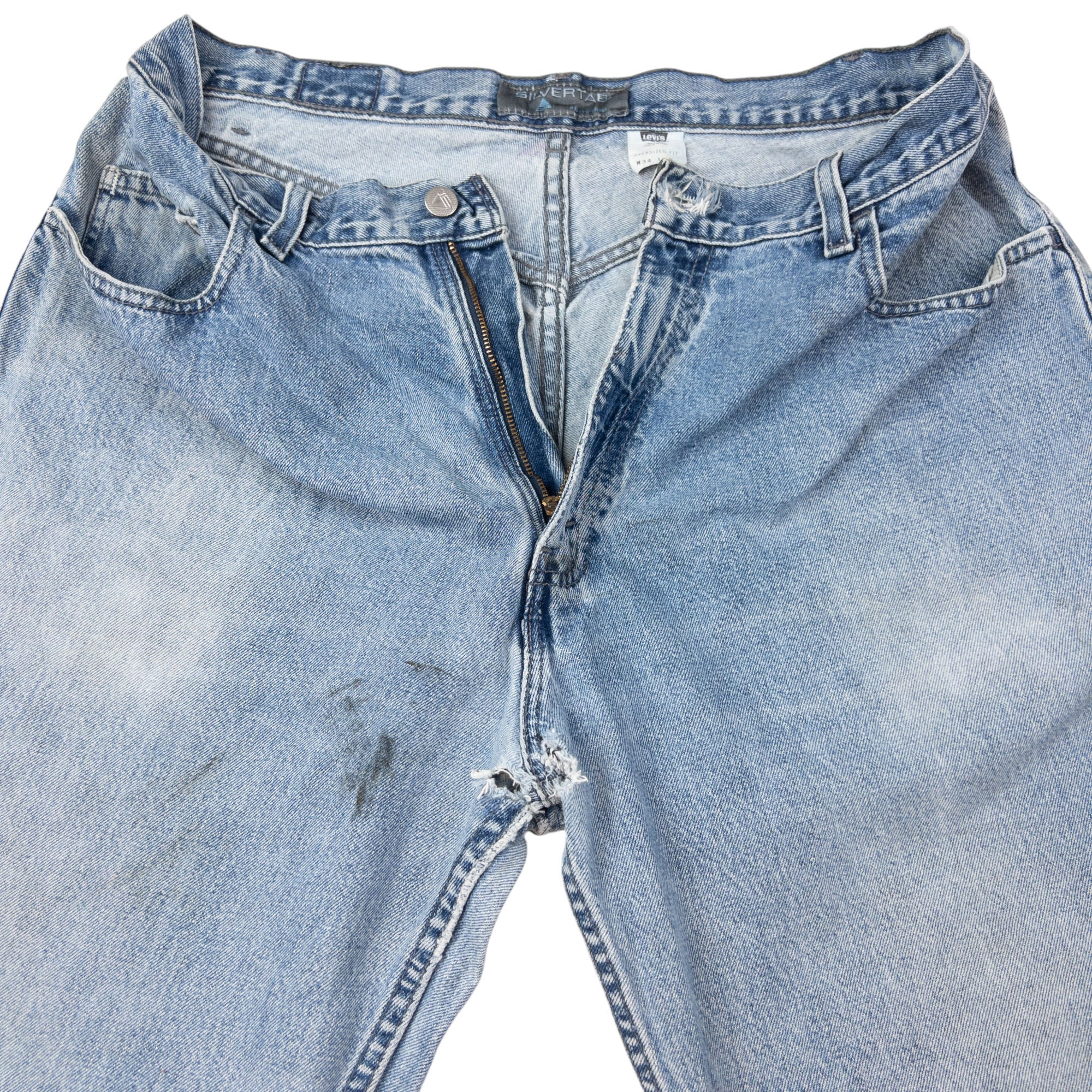 Vintage Levi's Silver Tab Oversized Denim Jeans Size W34