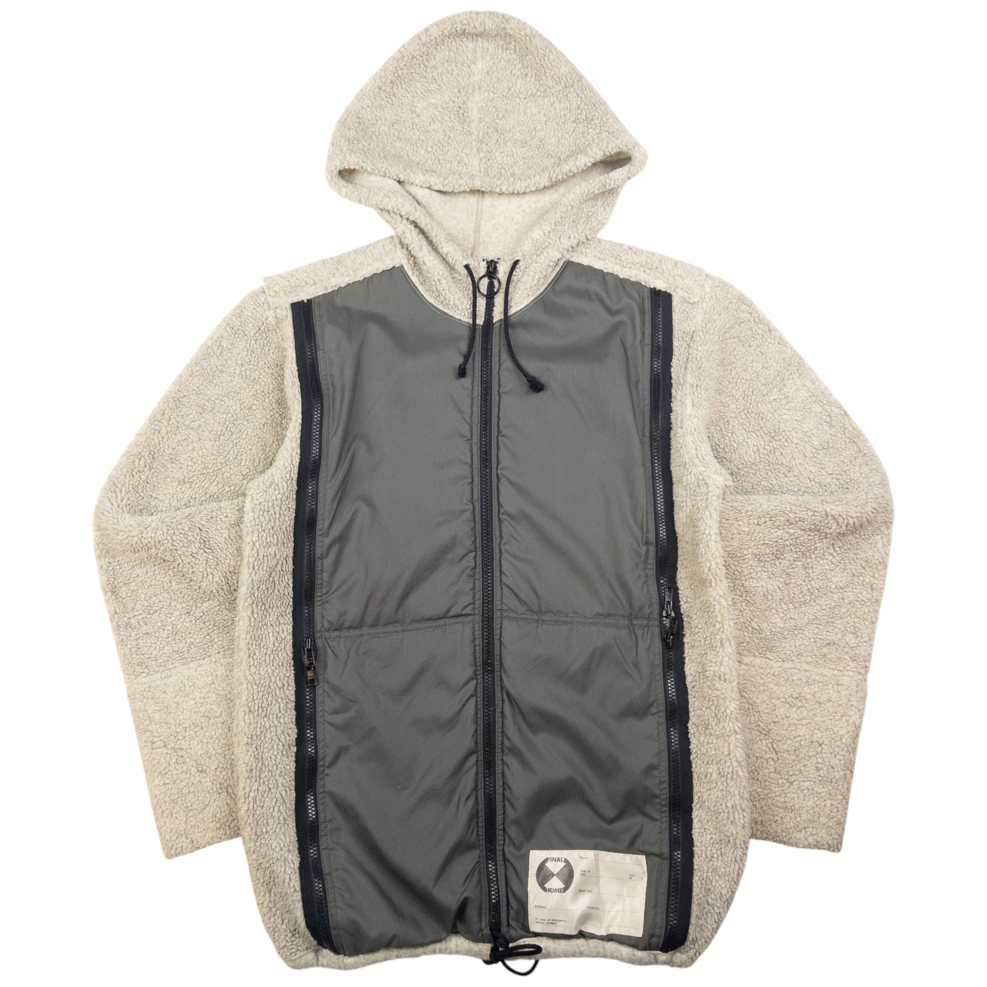 Vintage Final Home By Issey Miyake Zip Up Fleece Jacket Size S