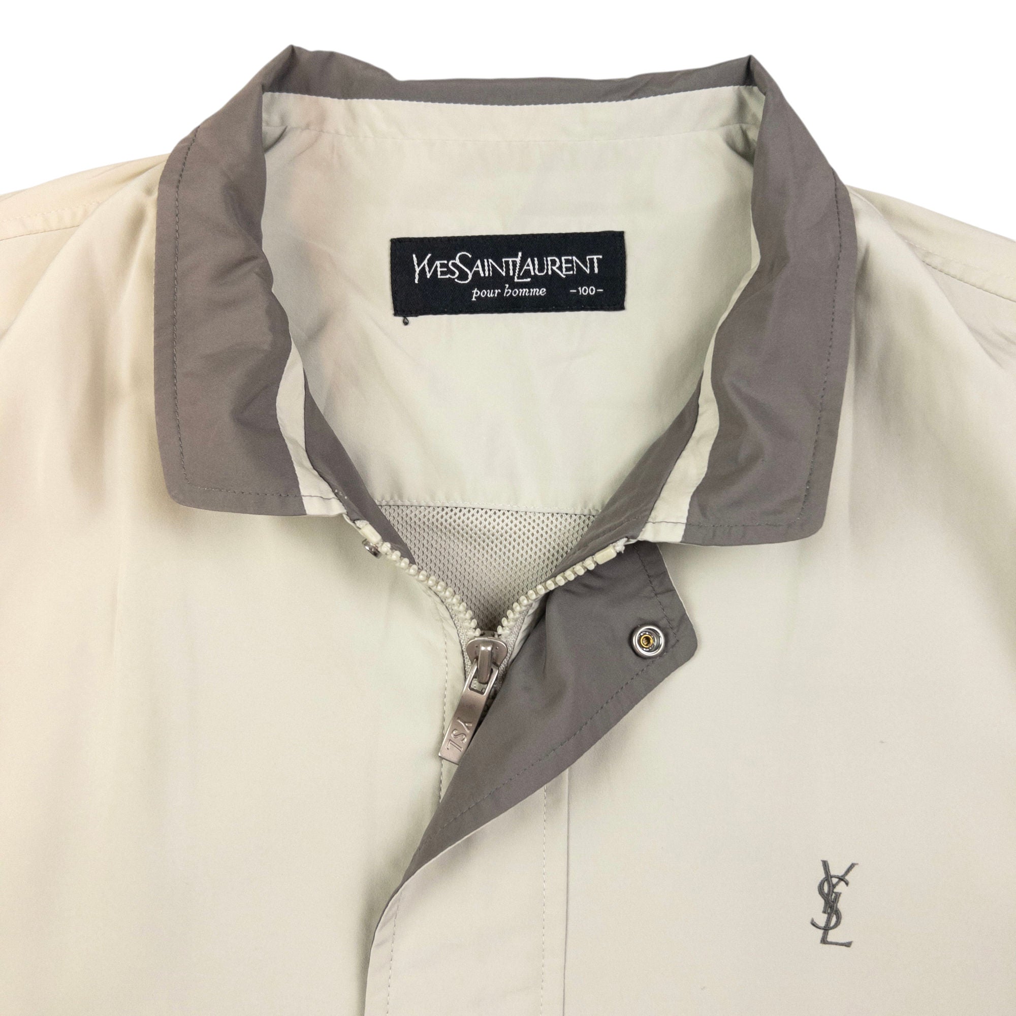 Vintage YSL Yves Saint Laurent Harrington Jacket Size L
