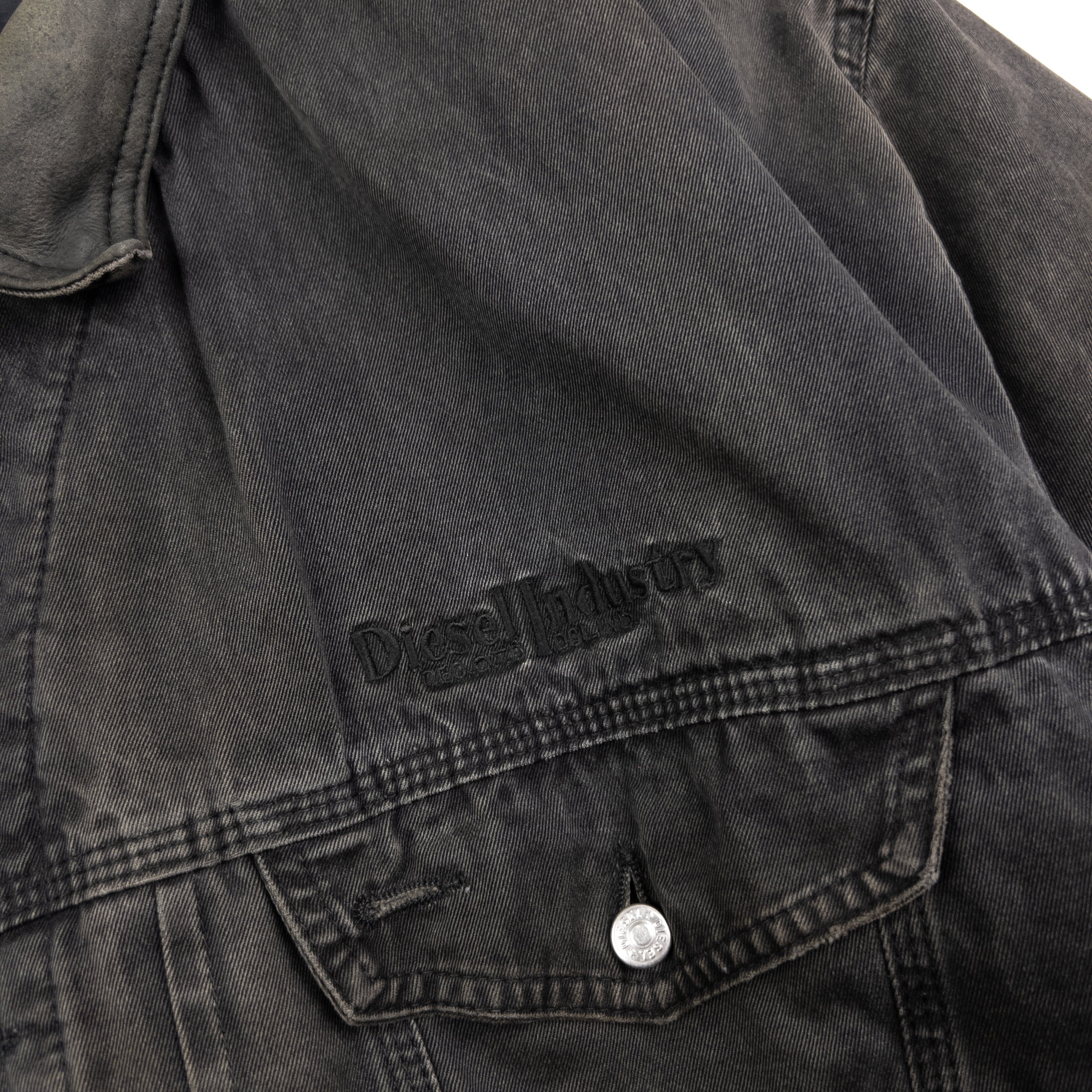 Vintage Diesel Industry Button Up Denim Jacket Size XL