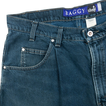 Vintage Levi's Silver Tab Baggy Denim Jeans Size W37