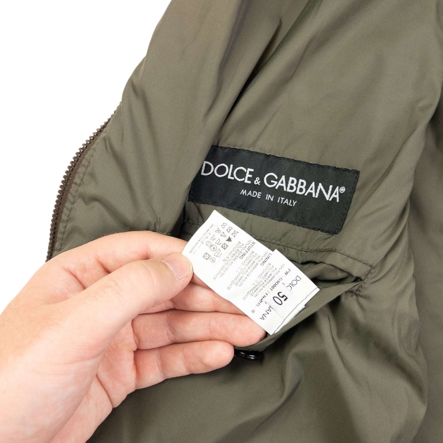 Vintage Dolce & Gabbana Padded Multi Pocket Jacket Size M