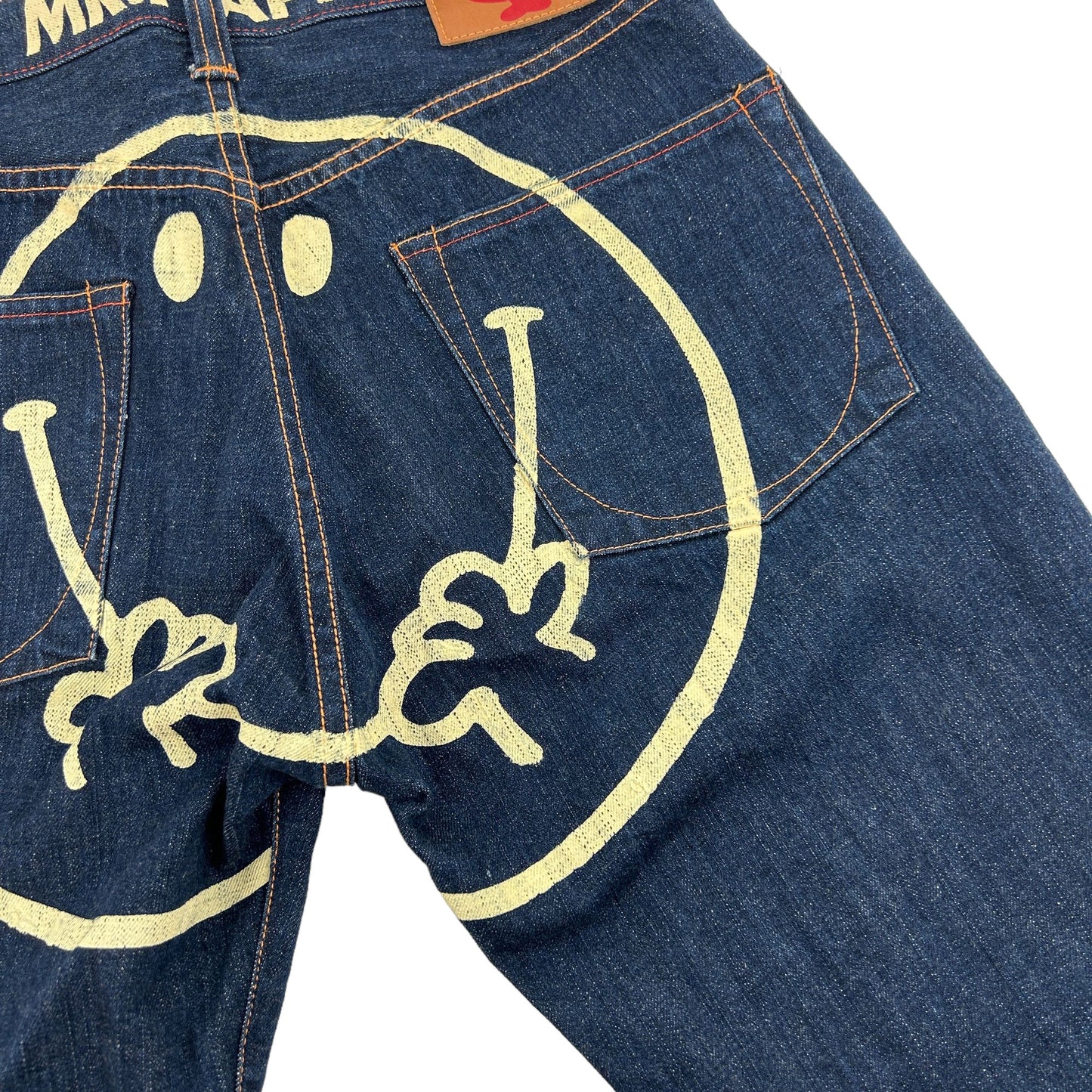 Vintage Mr. Men Little Miss Embroidered Denim Jeans Size W30
