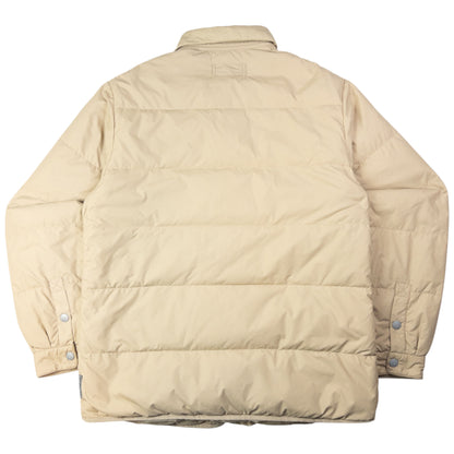 Vintage Armani Jeans Button Up Puffer Jacket Size L