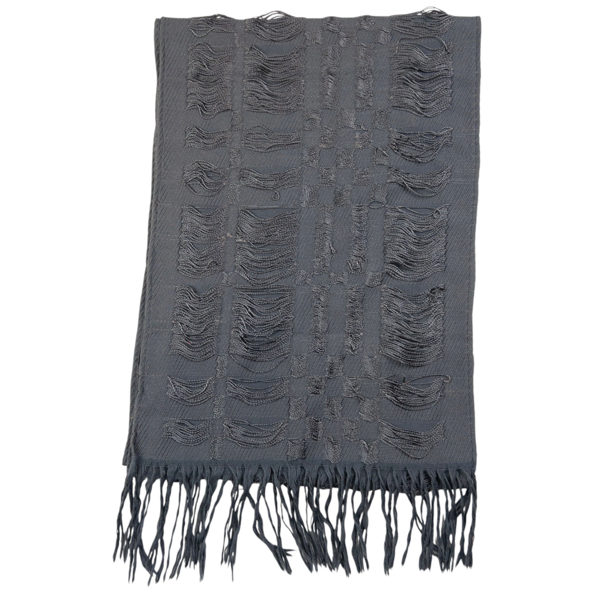 Vintage Burberry Nova Check Tassel Scarf