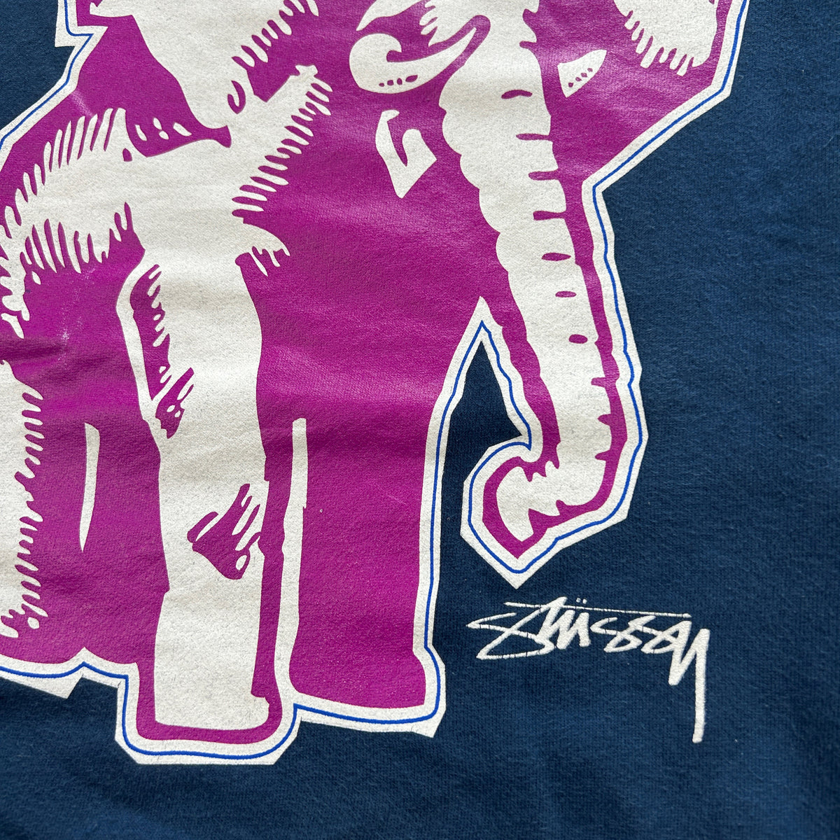 Vintage Stussy Elephant Sweatshirt Size S