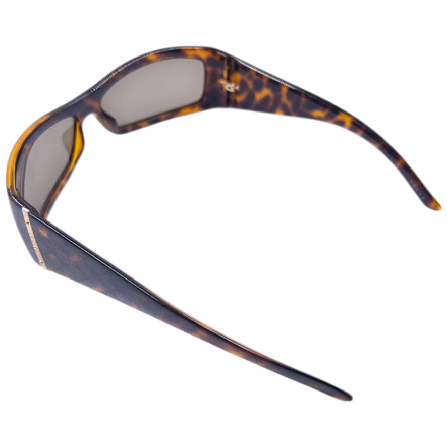 Vintage Gucci Tortoise Shell Monogram Sunglasses