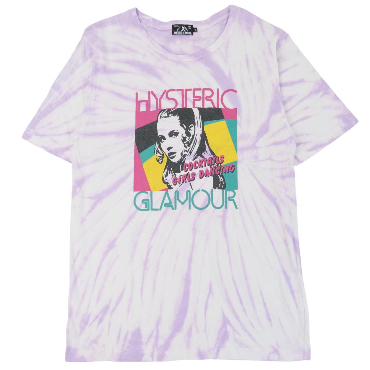 Vintage Hysteric Glamour Graphic Tie Dye T Shirt Size M