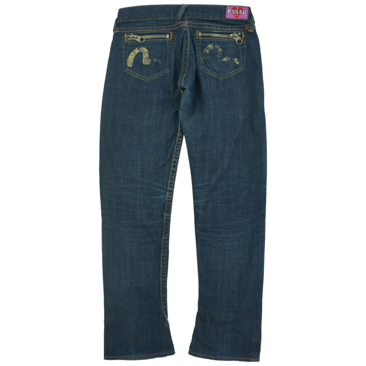 Vintage Evisu Double Gull Japanese Denim Jeans Women&#39;s Size W28