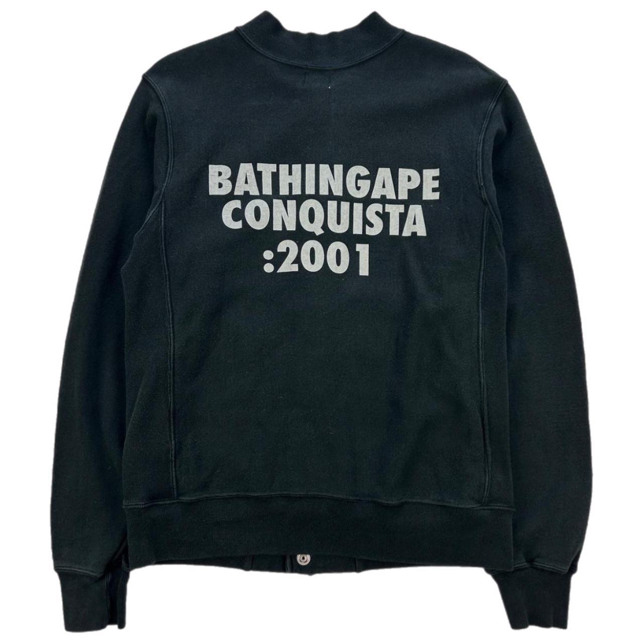 Vintage BAPE Conquista Varsity Jacket Style Jumper Size XS