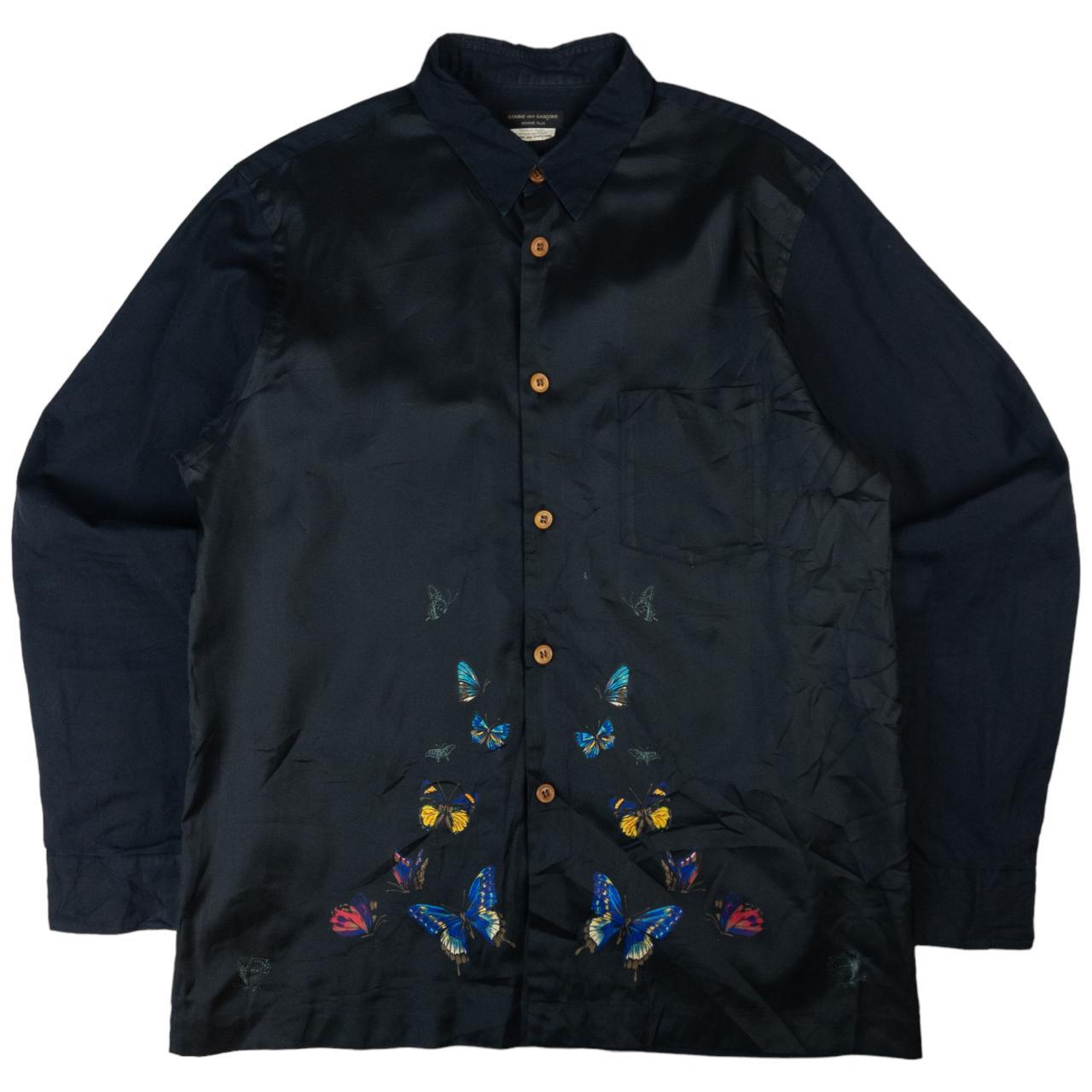 Vintage Comme Des Garçons HOMME Butterfly Long Sleeve Button Up Shirt Size L