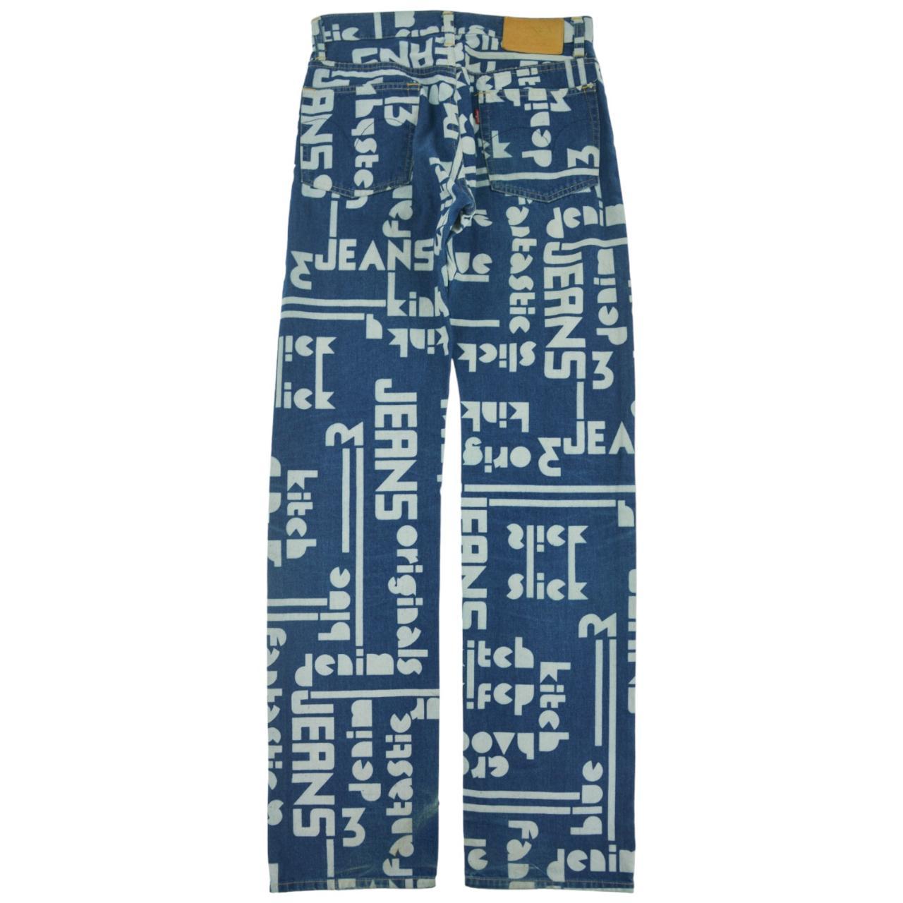 Vintage Hysteric Glamour Monogram Japanese Denim Jeans Women's Size W28