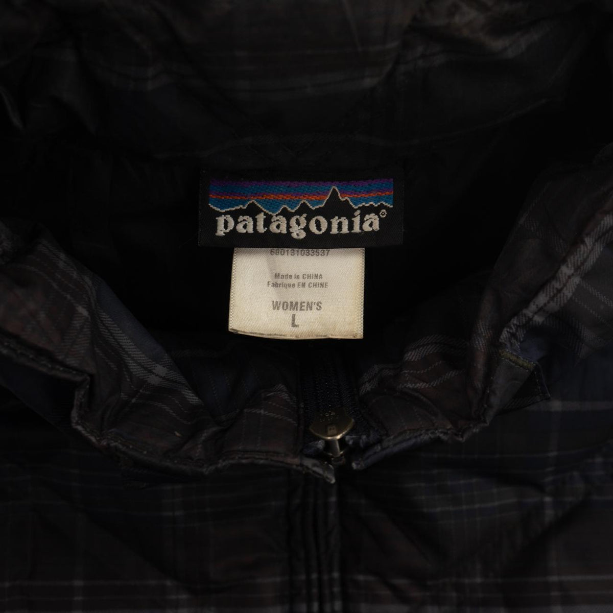 Vintage Patagonia Check Zip Gilet Womens Size L